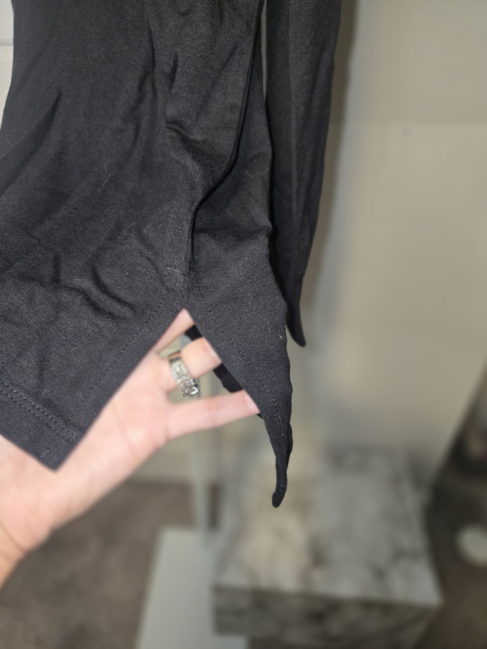 Lou & Grey SignatureSoft Black Top - Size M - Picture 6 of 6